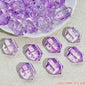 Gradient Faceted Hexagonal Prisms Glass Beads 20mm 25pcs 10