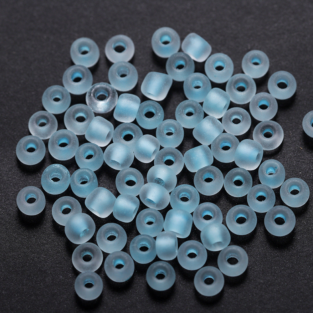 Glow In The Dark Seed Glass Beads 3mm Multicolor Stripes 1800pcs 57