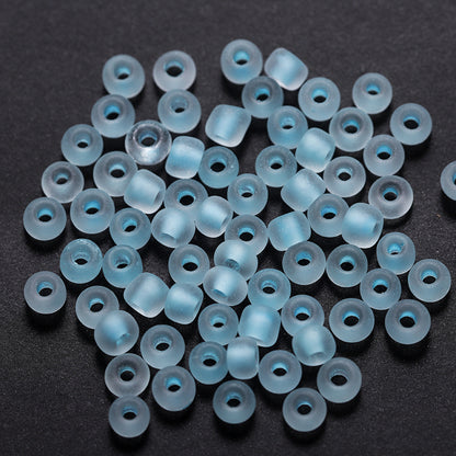 Glow In The Dark Seed Glass Beads 3mm Multicolor Stripes 1800pcs 57
