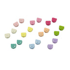 Teddy Bear Metal Beads 10mm Glossy Painted Alloy 10pcs 5