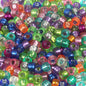 Clear Silver Filled Pony Beads Acrylic 9mm Translucent Colors 200pcs 2