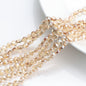 Electroplated Heart Glass Beads 8mm Transparent Mixed Colors 50pcs 10