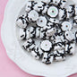 Hand Painted Animal Cream Cake Acrylic Beads 18-23mm Colorful 10pcs 10