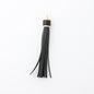 PU Leather Tassel Keychain with Gold Electroplated Hardware 7