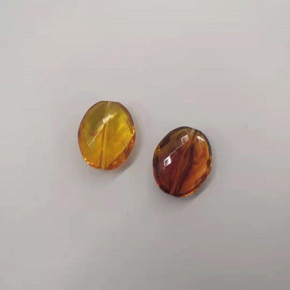 Transparent Acrylic Beads Imitation Amber Mixed Shapes 100pcs 18