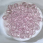 Transparent Glass Beads 10mm Soft Pastel Glossy Finish 100pcs 20