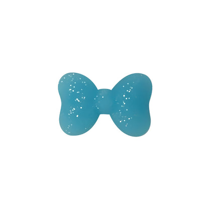 Silicone Focal Beads Cross Matte Speckled Glow in the Dark 20pcs 14