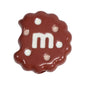 Hand Painted Bitten Cookie Acrylic Beads 22mm Enamel Glossy 10pcs 36