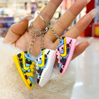 3D Sneaker PVC Shoe Keychain Colorful Miniature Design 6pcs 4