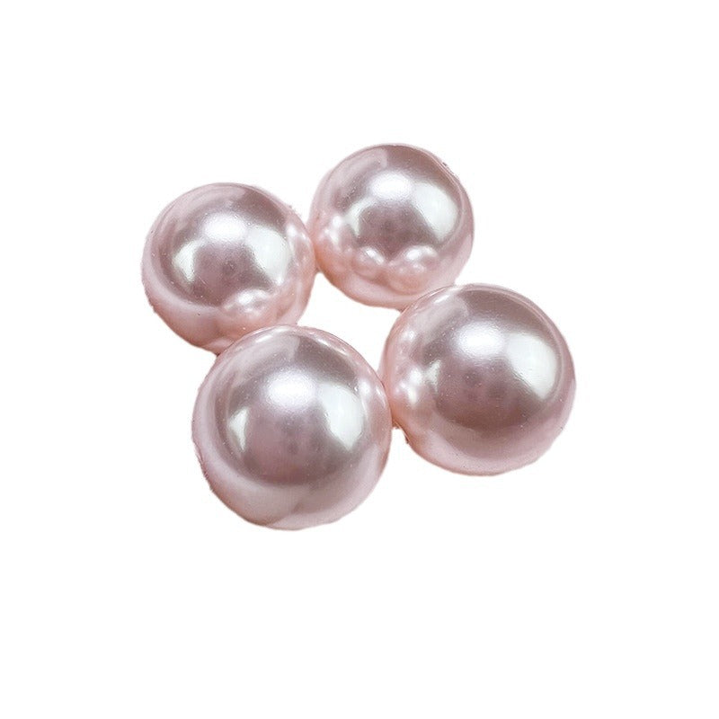 Pearl Glass Beads Round 3-12mm Cherry Pink Imitation 4