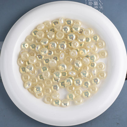Resin Round Spacer Beads 10mm Plating Glossy 20pcs 9