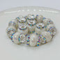 Lantern Rhinestone Beads 14mm Acrylic Plating Bright Color 20pcs 8