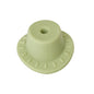 Silicone Focal Beads Hats Raised Dash Brim Detail 20pcs 14