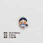 Disney Princess Series Vertical Hole Resin Beads Chibi Style 20pcs 7