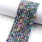 Flat Disc Clay Beads 6mm Colorful Matte Polymer 10strands 43