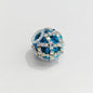 Rhinestone Bubblegum Beads 18mm Chain Enlaced Mixed Colors 4pcs 10