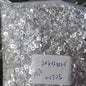 Brass Square Spacer Beads Geometric Silver Tone 100pcs 13