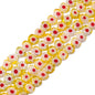 Millefiori Flower Glass Beads 8mm Colored Heart Shape 20pcs 15