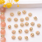 Alloy Sun Shaped Spacer Beads 4mm 5mm Tibetan Style 100pcs