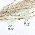 Matte Square Acrylic Beads 10-12mm Tetris Shape Mixed Colors 50pcs 5
