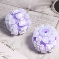 Floral Bubblegum Beads 20mm Bow Rose Cluster Polymer Clay 5pcs 6