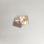 Square CCB Plastic Spacer Acrylic Beads 22mm Copper Tones 200pcs