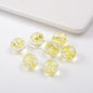 Transparent Star Core Acrylic Beads 9.8mm Colorful Mixed 200pcs 10
