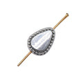 Water Drops Metal Beads 13mm Antique Silver Tone Zinc Alloy 30pcs 3