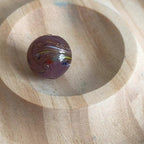 Painted Phoenix Tail Lampwork Glass Beads 12mm Multicolor 50pcs 3