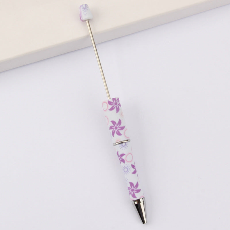 Beadable Pen Printed Pattern Plastic Light Weight
