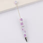 Beadable Pen Printed Pattern Plastic Light Weight