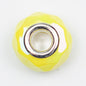 Acrylic Faceted Spacer Beads 15mm UV Plating Large Hole 20pcs 12