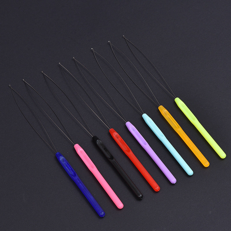 Jewelry Needle Tools Steel Colorful Plastic Handle 22cm 20pcs 3