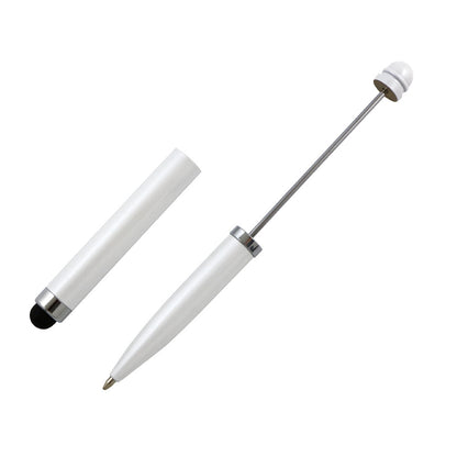 Beadable Pen Metal 3 in 1 Touch Stylus Ballpoint Black Ink 8