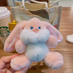 Plush Rabbit Couple Keychain Soft Pastel Bunny Charm 4