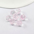 Pumpkin Glass Beads 10mm Imitation Jade Transparent Colors 20pcs 3