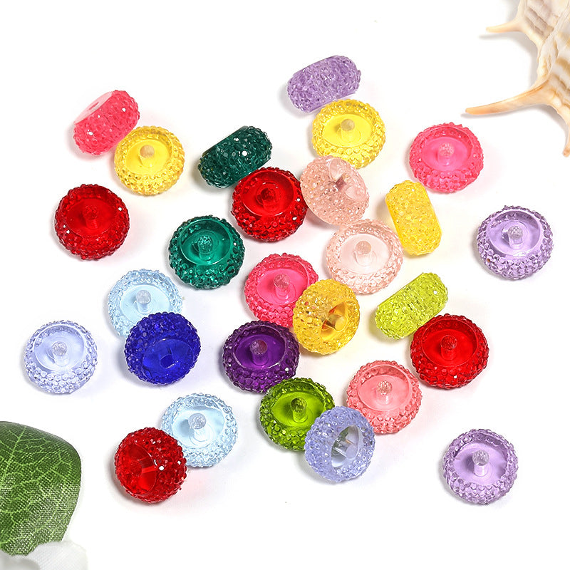 Acrylic Granular Spacer Beads 11mm 100pcs 4