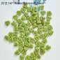 Tiny Butterfly Ceramic Beads 14mm Fambe Glaze Glossy 10pcs 11