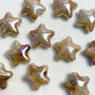 UV Plating Dual Color Cloud Gradient Star Acrylic Beads 22mm 50pcs 10