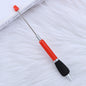 Beadable Ballpoint Pen Comfortable Grip Sponge Sheath Black Ink 1.0mm 11