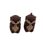 Silicone 3D Focal Beads Marmot Front View Detailed Posture 20pcs 5