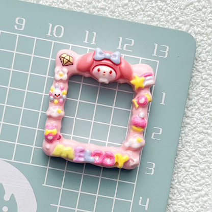 Bright Cute Sanrio Photo Frame Plastic Resin Bead Frames 10pcs 9