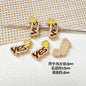Baking Painted WOW&YES Metal Beads 13mm 15mm Colorful Alloy 20pcs 22