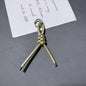 Braided PU Leather Keychain Knot Design Colorful 15cm 3pcs 25