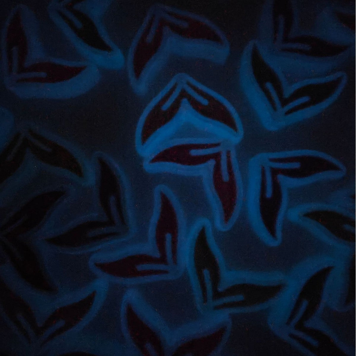 Glow Mermaid Tail Acrylic Beads 29x20x9mm Glow In The Dark 50pcs 2
