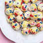 Hand Painted Animal Cream Cake Acrylic Beads 18-23mm Colorful 10pcs 3