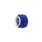 Rhinestone Spacer Clay Beads 7x11mm Chunky Large Hole 100pcs 26