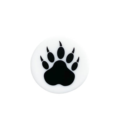 Silicone Focal Beads Nature Theme Circle Badge Love Mom 10pcs 8