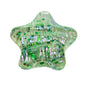 Glitter Wrinkle Star Acrylic Beads 19mm Colorful Mixed 20pcs 12