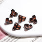 Transparent Square Acrylic Beads 9mm Tetras Colorful 30pcs 15